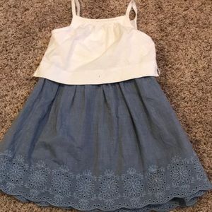 Adorable Baby Gap denim/cotton dress